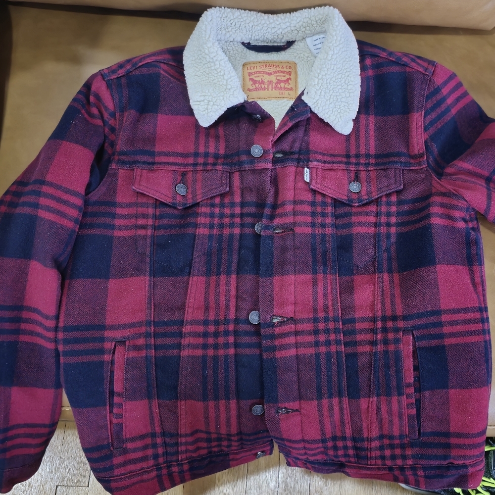 Levi's Men's Sherpa Trucker Jacket (Size Large)